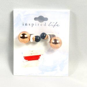 Inspired Life Rose Gold tone Earrings